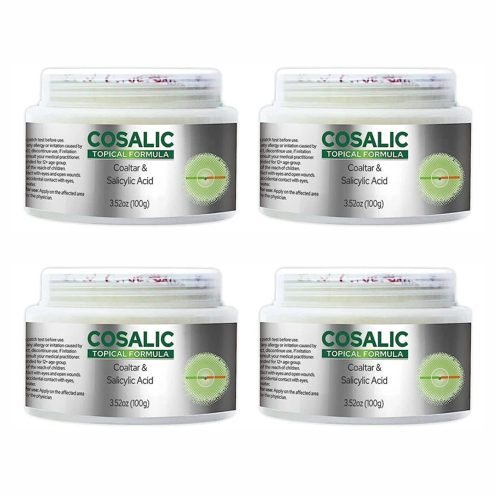 Coal Tar & Salicylic Acid Ointment | 100g/3.52 oz | Psoriasis & Eczema Treatment