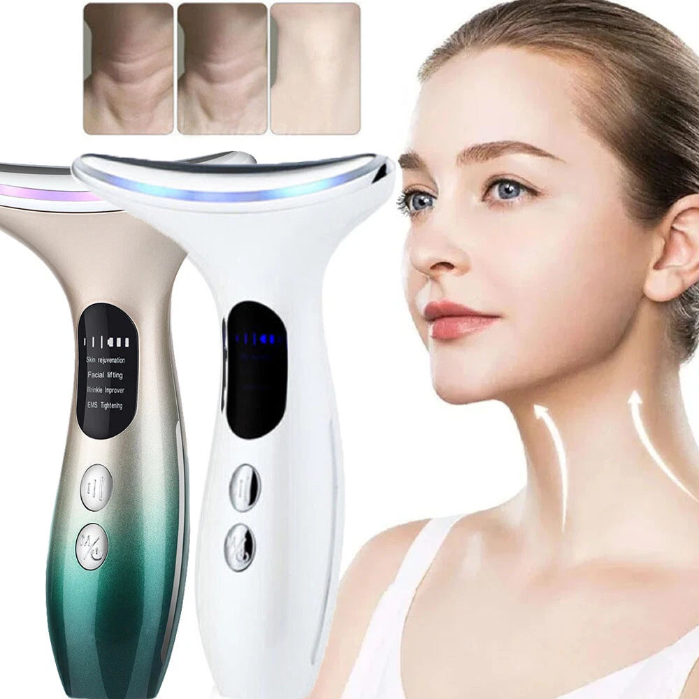 Skin Tightening Machine RF LED Light Photon Therapy Face Massager Facial Beauty