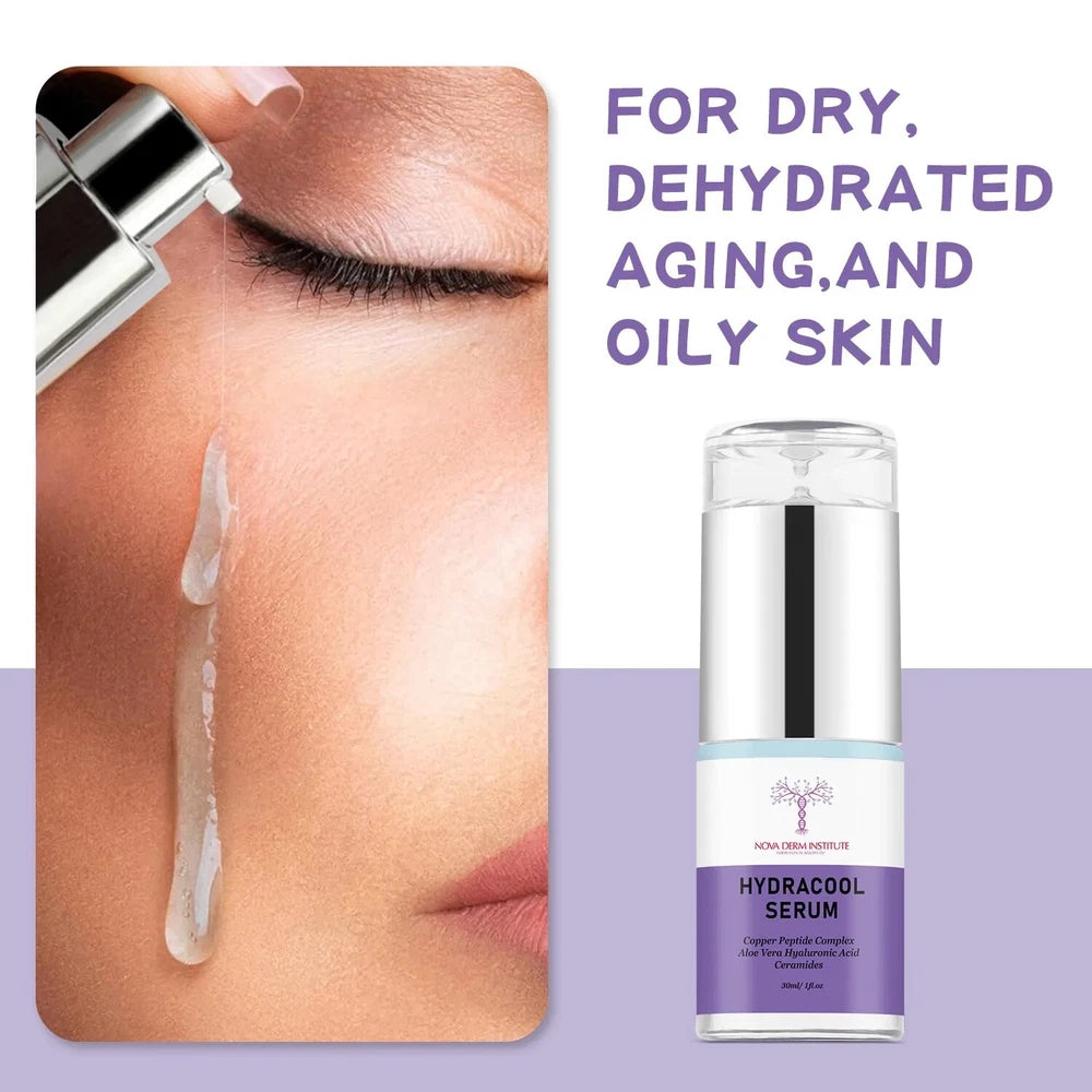HydraCool Serum Face Lift Serum Hydrating with Peptides , 20% Hyaluronic Acid