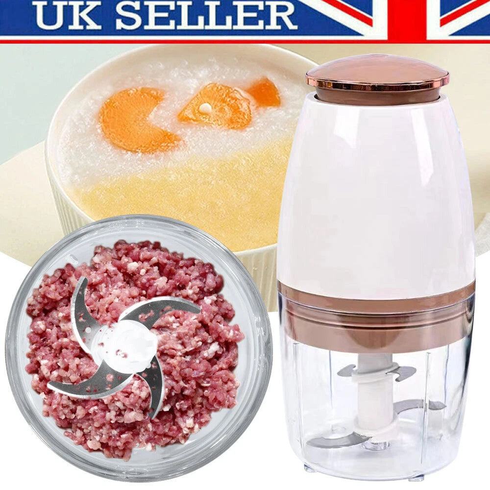 Electric Food Processor Blender Mini Chopper Meat Grinder 700ML Mixer Kitchen