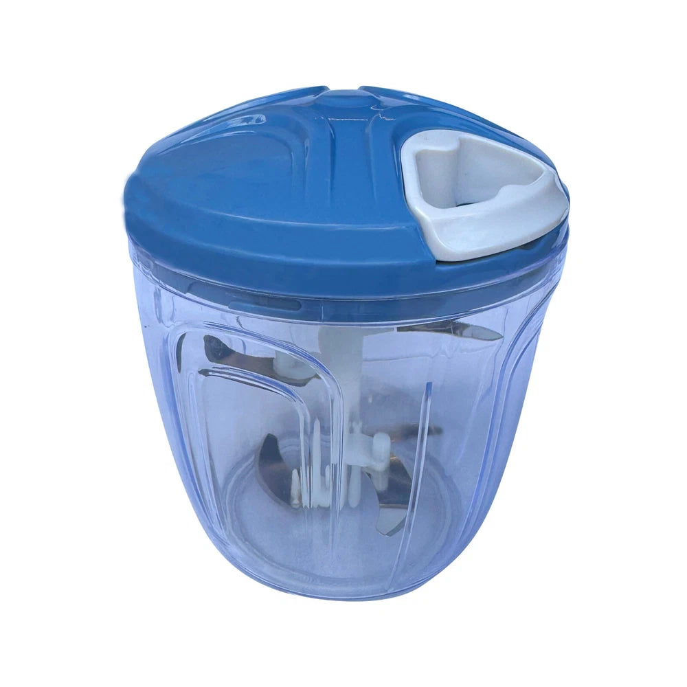 Vegetable Chopper Manual Pull Rope Vegetable Cutter Food Hand Held Dicer Slicer