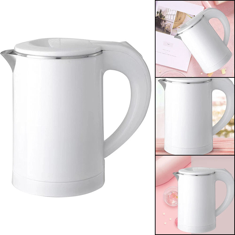 0.6/2/2.3L Portable Fast Boil Electric Quiet Stainless Steel Travel Kettle Jug~