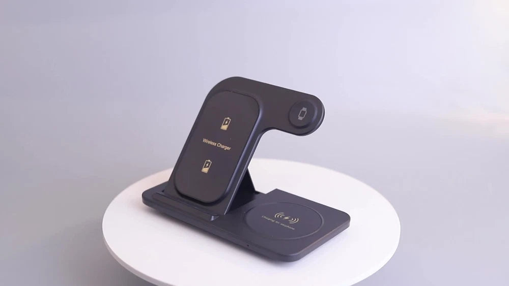 3in1 15W Fast Wireless Charger Dock Charging Station For Apple Watch 9 iPhone 16