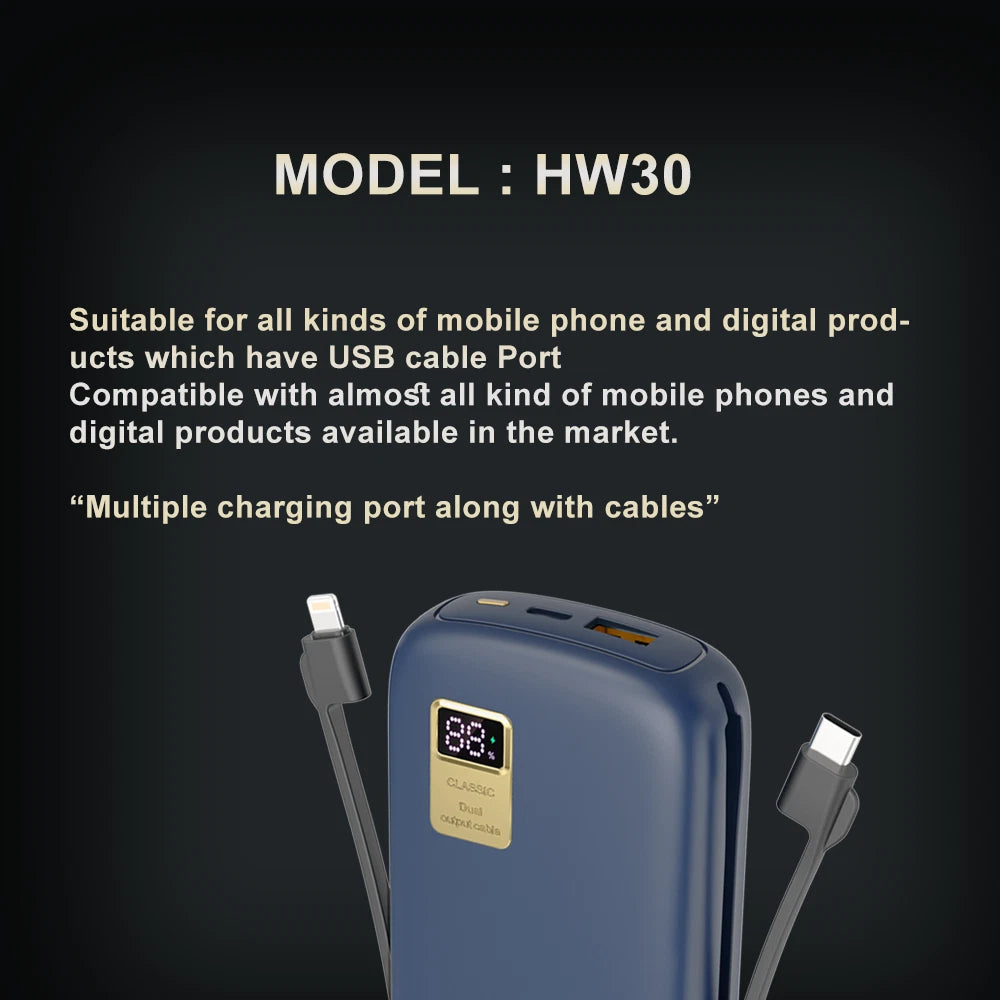 MOX 20000mAh Power Bank USB-C Fast Charging DIGITAL Display High Speed