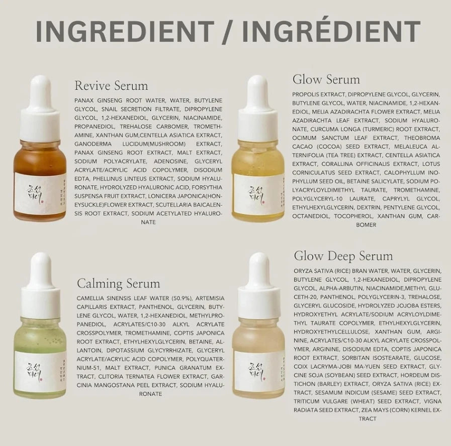 Beauty of Joseon Hanbang Serum Discovery Kit | 4 in 1 box | UK Seller