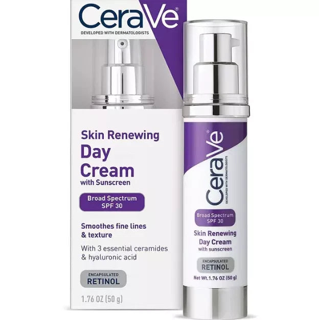 2x Cerave Skin Renew Day Cream, SPF 30,  (1.76oz)