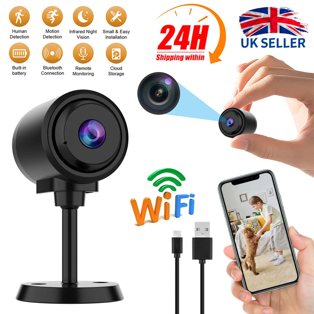 1080P IR Wireless WiFi Outdoor & Indoor CCTV MINI HD IP Camera CAM Home Security