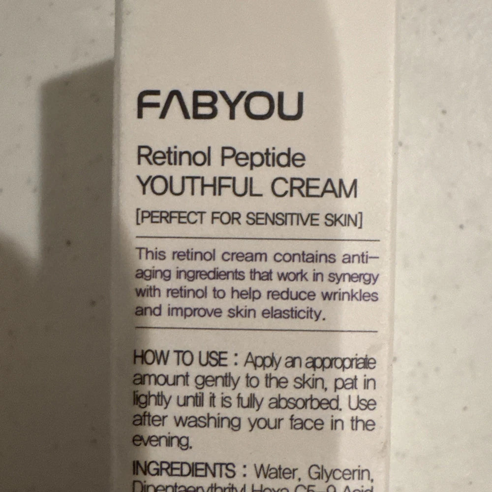 FABYOU Retinol Peptide Youthful Cream NIB Korean Skin Care