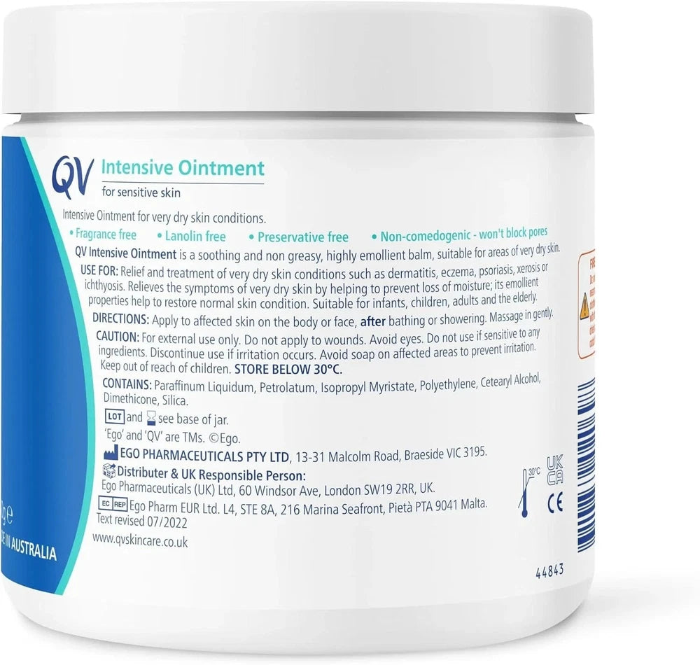 QV Intensive Ointment 450g – For Very Dry & Sensitive Skin