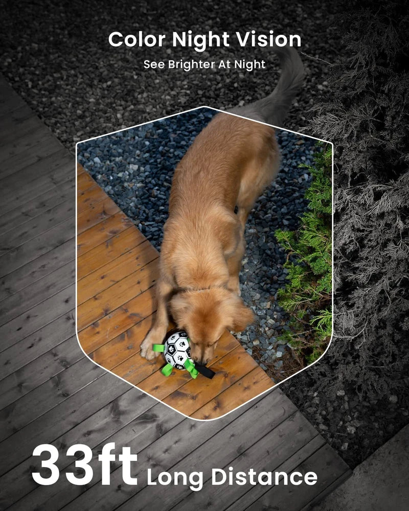 Outdoor Wireless Security Camera Home 2K WiFi Battery CCTV System SD Card