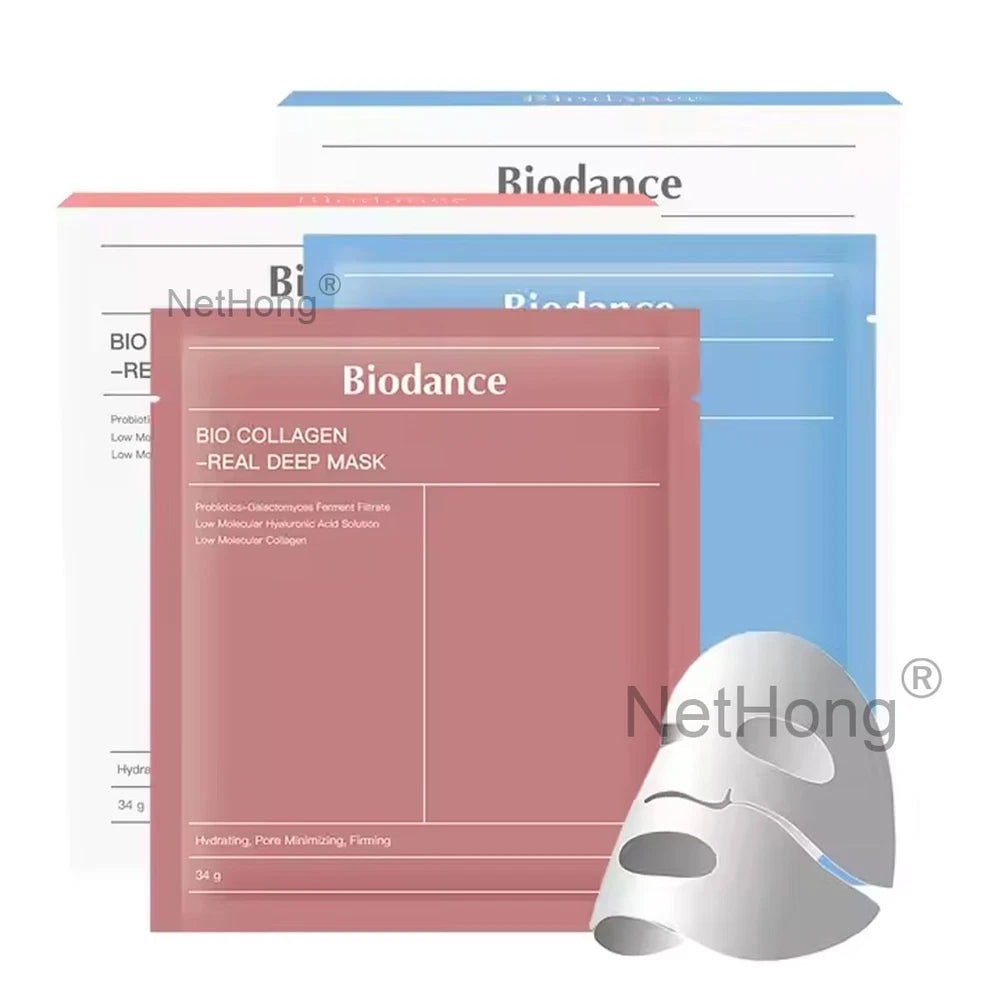 4pcs BIODANCE Bio-Collagen Real Deep Mask Sheet Deep Mask Overnight Mask UK