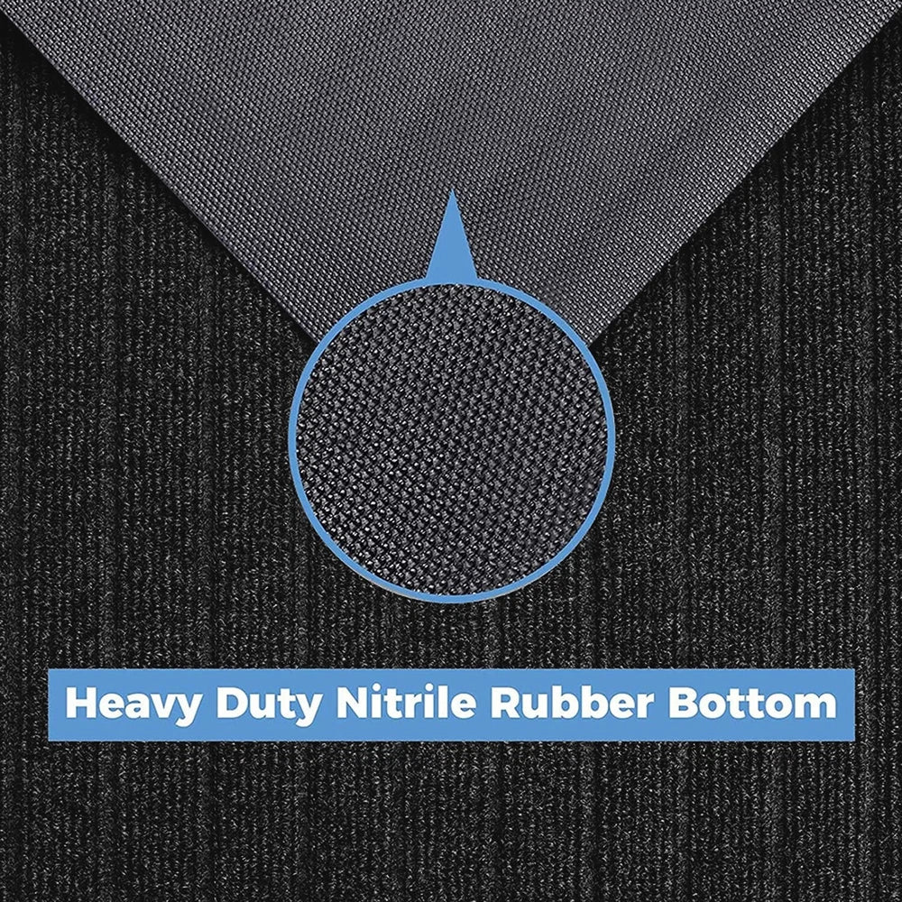 Door Mats Indoor Washable Dirt Trappers Non Slip Heavy Duty Entrance Runner Rug