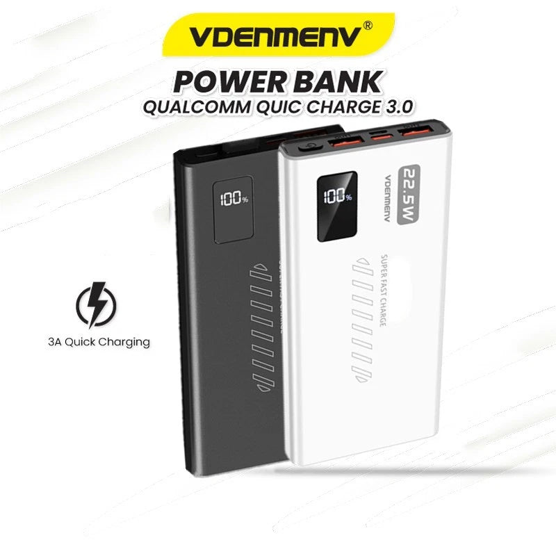 Portable Power Bank Battery Pack 9000000mAh Fast Charge Powerbank For Samsung