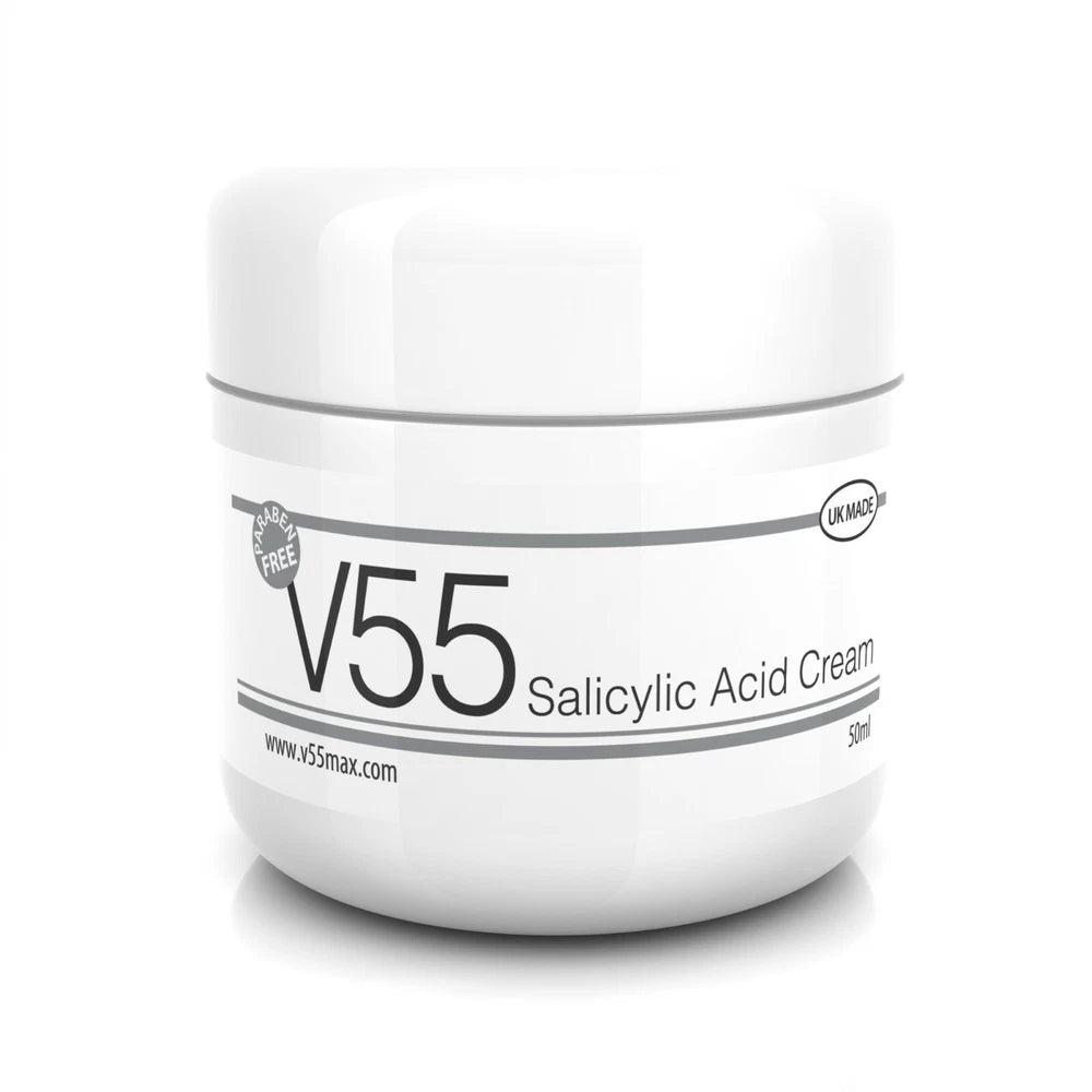V55 Salicylic Acid Cream Spot Treatment Blackheads Blemishes Problem Skin Spots
