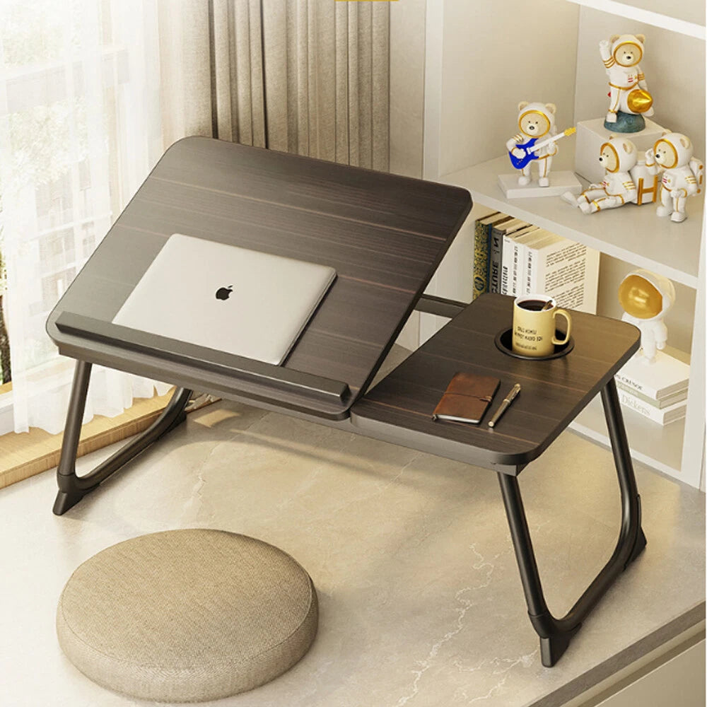 Folding Laptop Table Stand Bed Tray Sofa Lap Portable Notebook Desk Breakfast UK