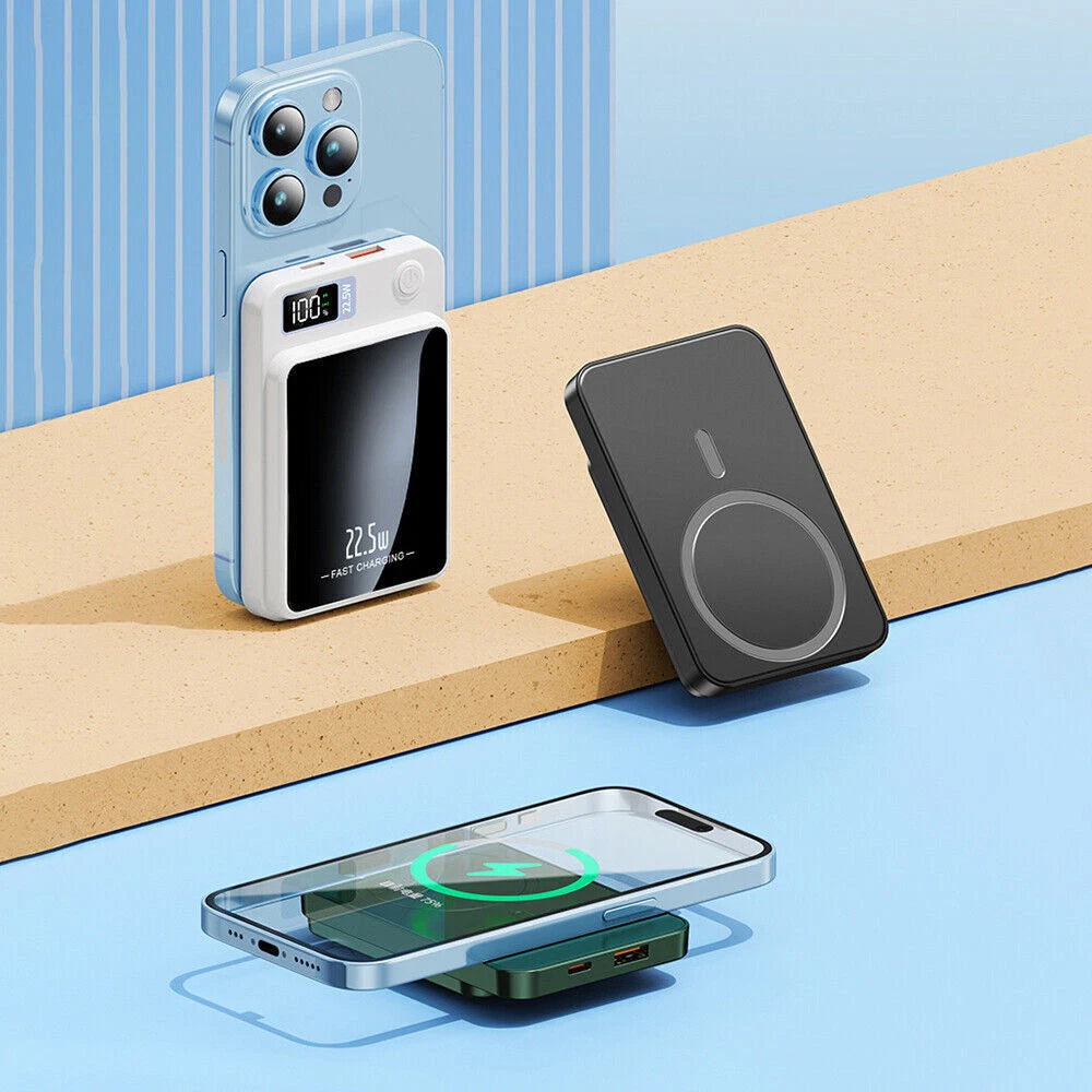 Magsafe Power Bank Wireless Charger Magnetic Battery Pack for iPhone Samsung UK