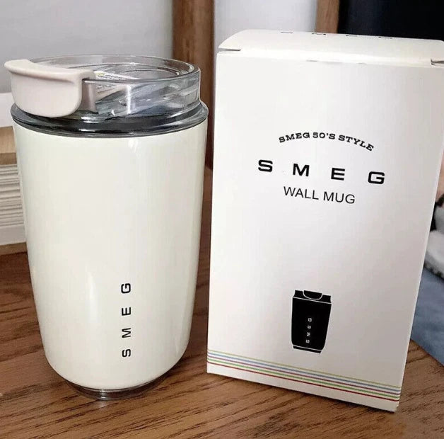 Smeg Coffee Mug Stainless Steel Travel Water Bottle Insulated Cup 8 Colors