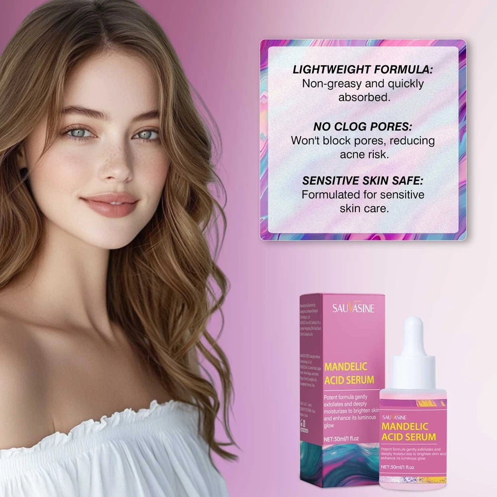 Mandelic Acid + HA Mild Exfoliation Peeling Effect Face Serum 30ml